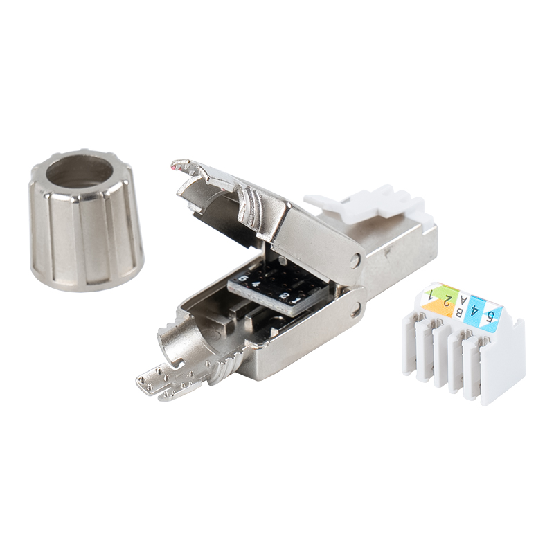 Đầu nối RJ45 không cần bảo vệ Cat7 RJ-G40S-1-C7 Đầu nối RJ45 không cần bảo vệ Cat7 RJ-G40S-1-C7