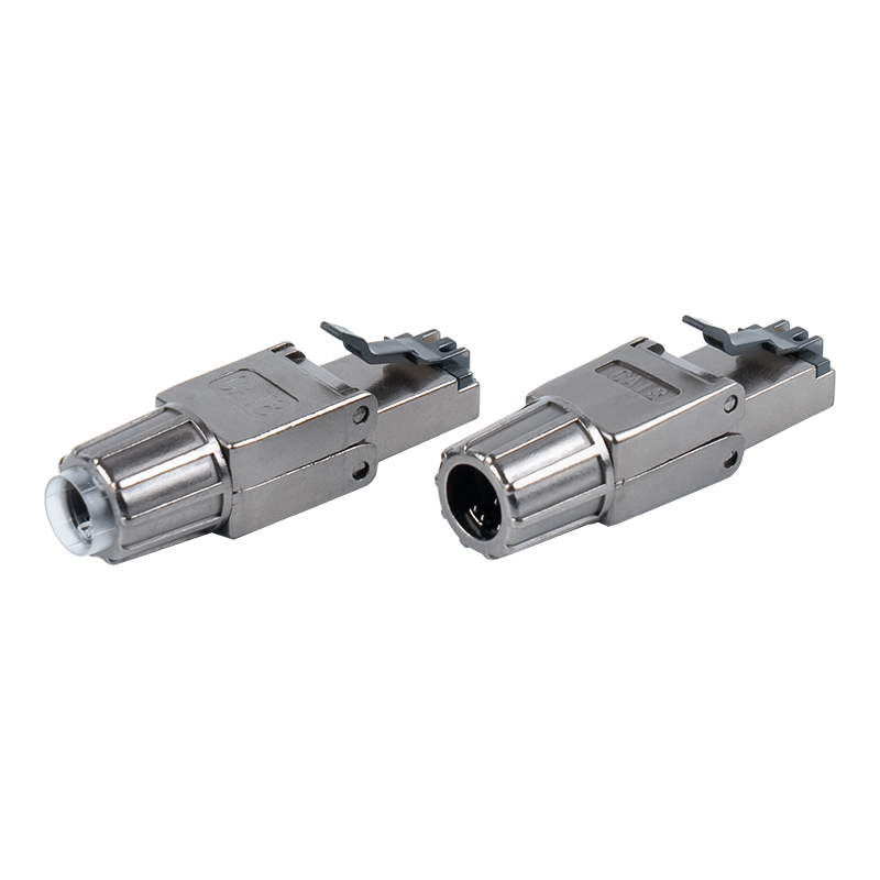 Đầu nối RJ45 không cần bảo vệ Cat8 RJ-G40S-1-C8 Đầu nối RJ45 không cần bảo vệ Cat8 RJ-G40S-1-C8