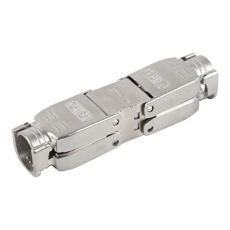 Đầu nối không dây loại đẩy xuống được bảo vệ Cat6A RJ-603S-3-C6A