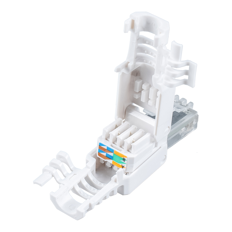 Đầu nối RJ45 không cần che chắn Cat6 (có cánh) RJ-688X-C6 Đầu nối RJ45 không cần che chắn Cat6 (có cánh) RJ-688X-C6