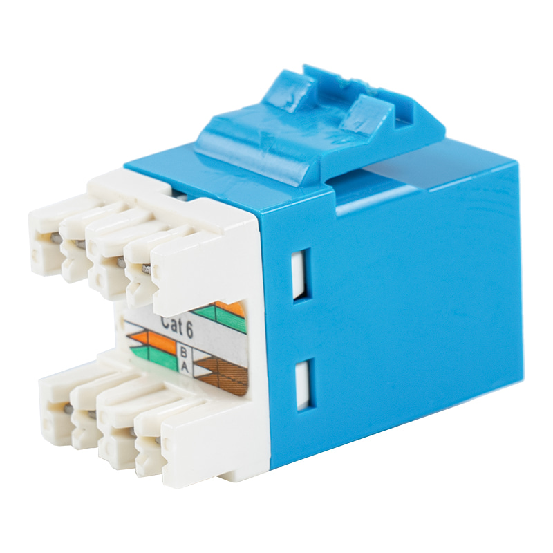 Giắc cắm mô-đun 180° Cat6 không được che chắn SM-2027H8C6 Giắc cắm mô-đun 180° Cat6 không được che chắn SM-2027H8C6