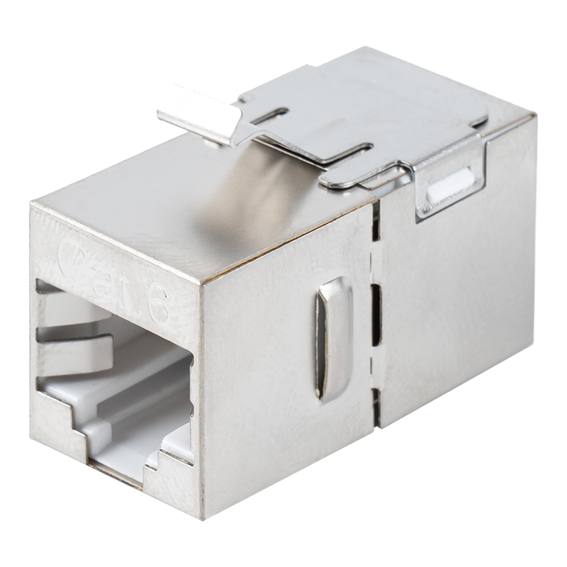 Bộ ghép nối thẳng RJ45 được bảo vệ Cat6 (có kẹp kim loại) SM-2035SC6 Bộ ghép nối thẳng RJ45 được bảo vệ Cat6 (có kẹp kim loại) SM-2035SC6