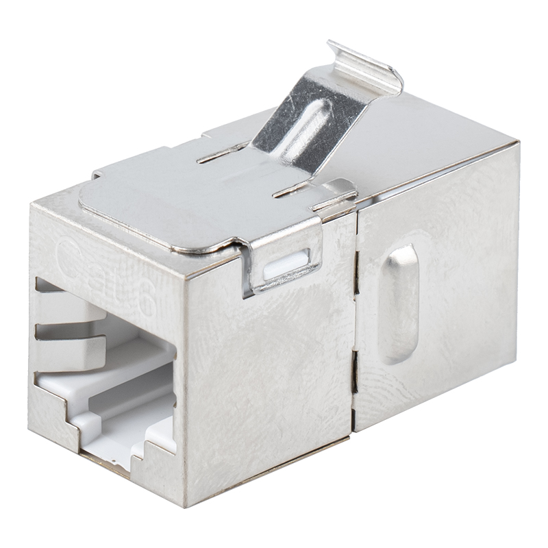 Bộ ghép nối thẳng RJ45 được bảo vệ Cat6 (có kẹp kim loại) SM-2035SC6