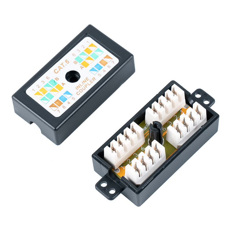 Bộ ghép nối nội tuyến RJ45 không được che chắn C5e SM-2037C5E Bộ ghép nối nội tuyến RJ45 không được che chắn C5e SM-2037C5E