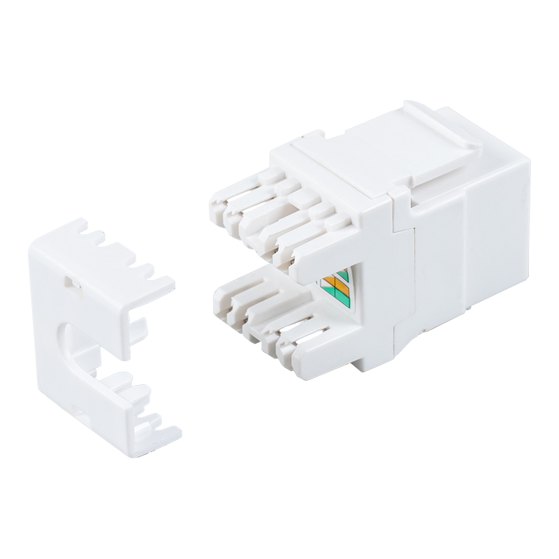 Giắc cắm mô-đun 180° không được che chắn Cat6 (có cửa chớp) SM-2064CD8C6 Giắc cắm mô-đun 180° không được che chắn Cat6 (có cửa chớp) SM-2064CD8C6