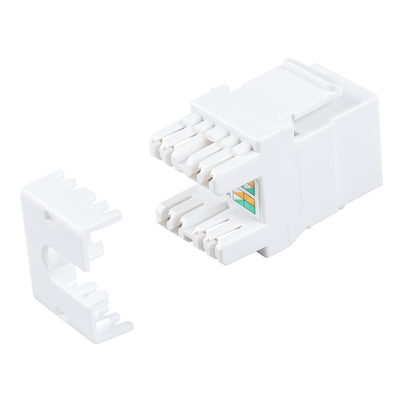 Giắc cắm mô-đun 180° không được che chắn Cat6 (có cửa chớp) SM-2064CD8C6 Giắc cắm mô-đun 180° không được che chắn Cat6 (có cửa chớp) SM-2064CD8C6