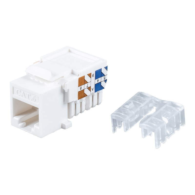 Giắc cắm Keystone 90° Cat6 không được che chắn SM-2337H8C6