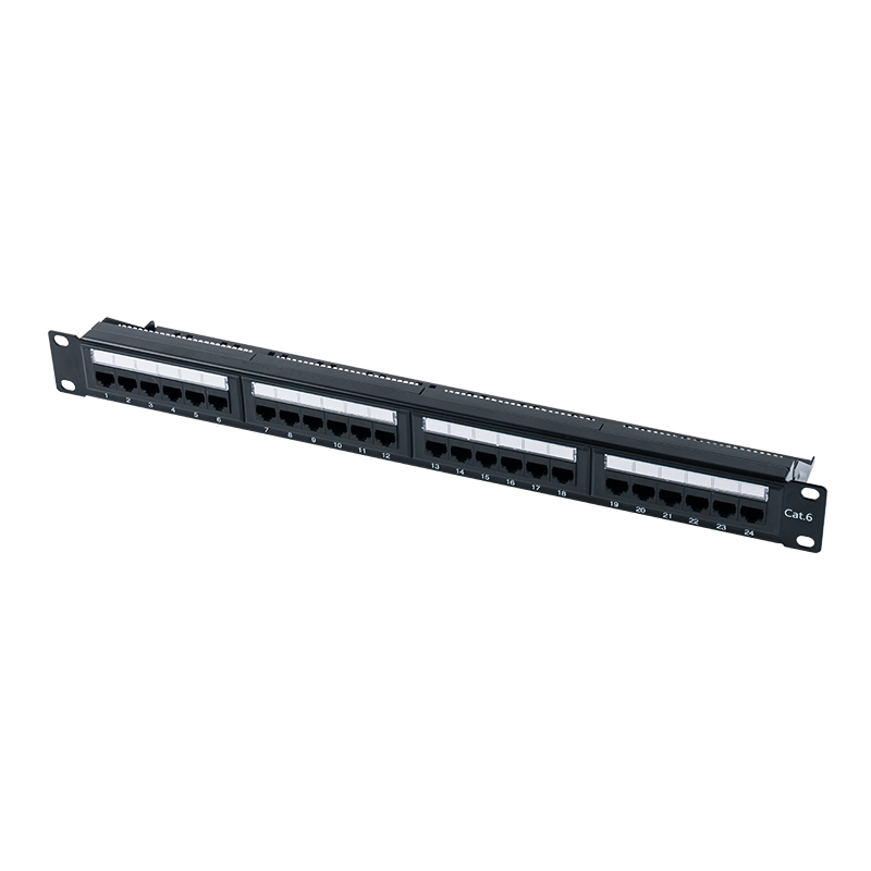 Bảng điều khiển 24 cổng không được che chắn 19 inch 1U loại 6 (IDC mục đích kép; có miếng nhựa chèn) SP-3204D24-C6 Bảng điều khiển 24 cổng không được che chắn 19 inch 1U loại 6 (IDC mục đích kép; có miếng nhựa chèn) SP-3204D24-C6