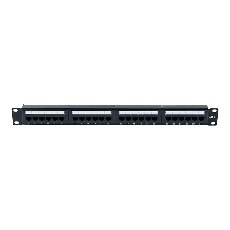 Bảng điều khiển 24 cổng không được che chắn 19 inch 1U loại 6 (IDC mục đích kép; có miếng nhựa chèn) SP-3204D24-C6 Bảng điều khiển 24 cổng không được che chắn 19 inch 1U loại 6 (IDC mục đích kép; có miếng nhựa chèn) SP-3204D24-C6