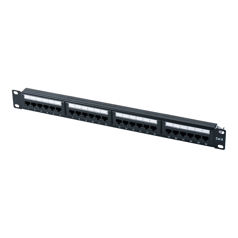 Bảng điều khiển 24 cổng không được che chắn 19 inch 1U loại 6 (IDC mục đích kép; có miếng nhựa chèn) SP-3204D24-C6 Bảng điều khiển 24 cổng không được che chắn 19 inch 1U loại 6 (IDC mục đích kép; có miếng nhựa chèn) SP-3204D24-C6