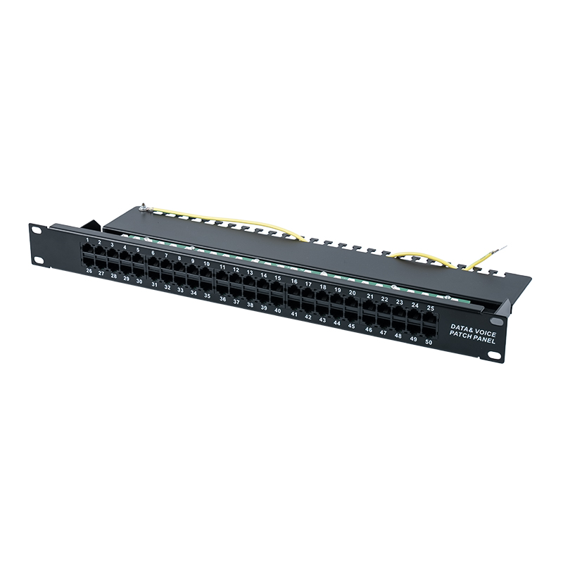 Bảng điều khiển giọng nói 50 cổng 19 inch 1U 8P 8C loại 3 (KRONE IDC) SP-3208K50-C3