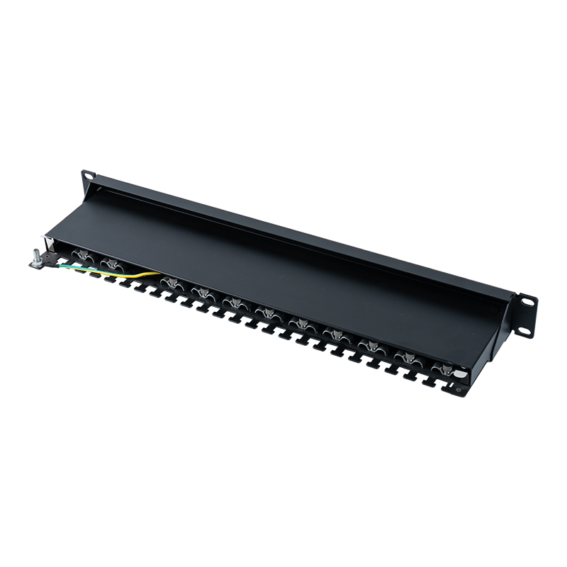 Bảng vá lỗi 24 cổng 19 inch 1U được bảo vệ loại 6 SP-3217SK24-C6A Bảng vá lỗi 24 cổng 19 inch 1U được bảo vệ loại 6 SP-3217SK24-C6A