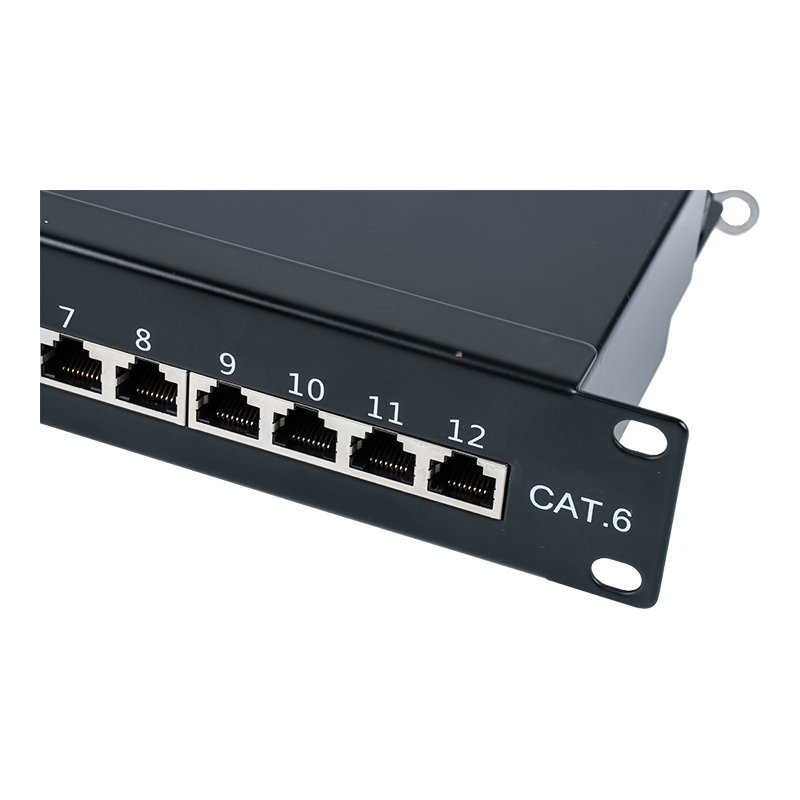 Bảng vá lỗi 12 cổng 10 inch 1U được bảo vệ loại 6 SP-3250SK12-C6 Bảng vá lỗi 12 cổng 10 inch 1U được bảo vệ loại 6 SP-3250SK12-C6