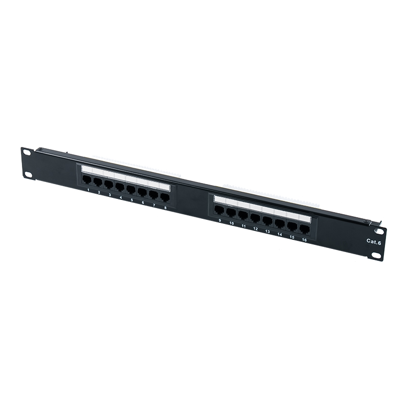 Bảng điều khiển 24 cổng không được che chắn 19 inch 1U Cat6e (IDC mục đích kép) SP-3310D24-C6A Bảng điều khiển 24 cổng không được che chắn 19 inch 1U Cat6e (IDC mục đích kép) SP-3310D24-C6A