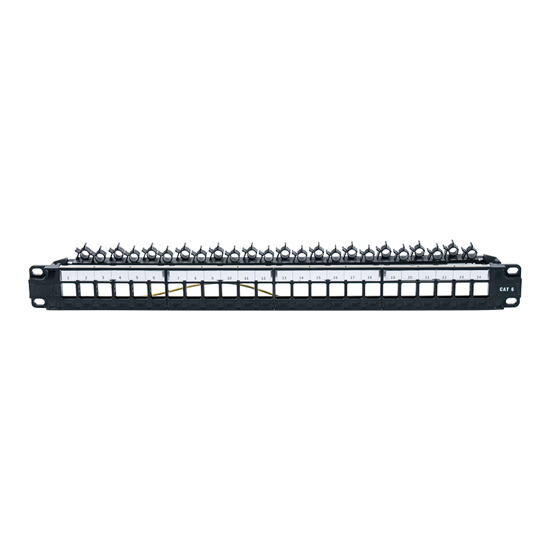 Giá đỡ không được che chắn 19 inch 1U 24 cổng (giá đỡ có thể gập lại) SP-3402-24P Giá đỡ không được che chắn 19 inch 1U 24 cổng (giá đỡ có thể gập lại) SP-3402-24P