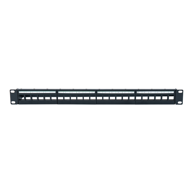 Giá đỡ không được che chắn 19 inch 1U 24 cổng SP-3403-24P Giá đỡ không được che chắn 19 inch 1U 24 cổng SP-3403-24P