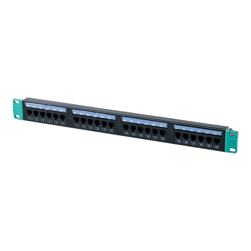 Giá đỡ không được che chắn 19 inch 1U 24 cổng (có bìa nhựa có thể thay thế) SP-3406-24P