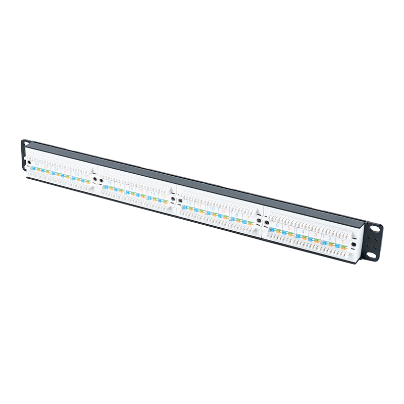 C6 19-inch 1U Bảng điều khiển 24 cổng không được che chắn (Cửa sổ nhựa lật) SP-3411D24-C6 C6 19-inch 1U Bảng điều khiển 24 cổng không được che chắn (Cửa sổ nhựa lật) SP-3411D24-C6