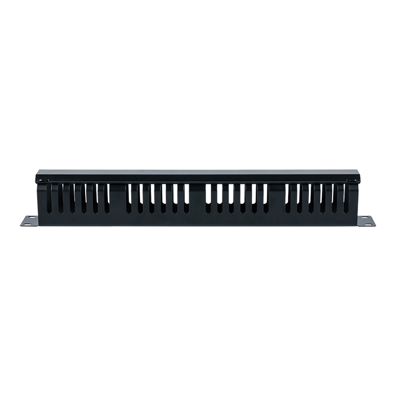 Bảng quản lý cáp nhựa 1U 19 inch (24 khe có nắp) SP-3802-1U Bảng quản lý cáp nhựa 1U 19 inch (24 khe có nắp) SP-3802-1U