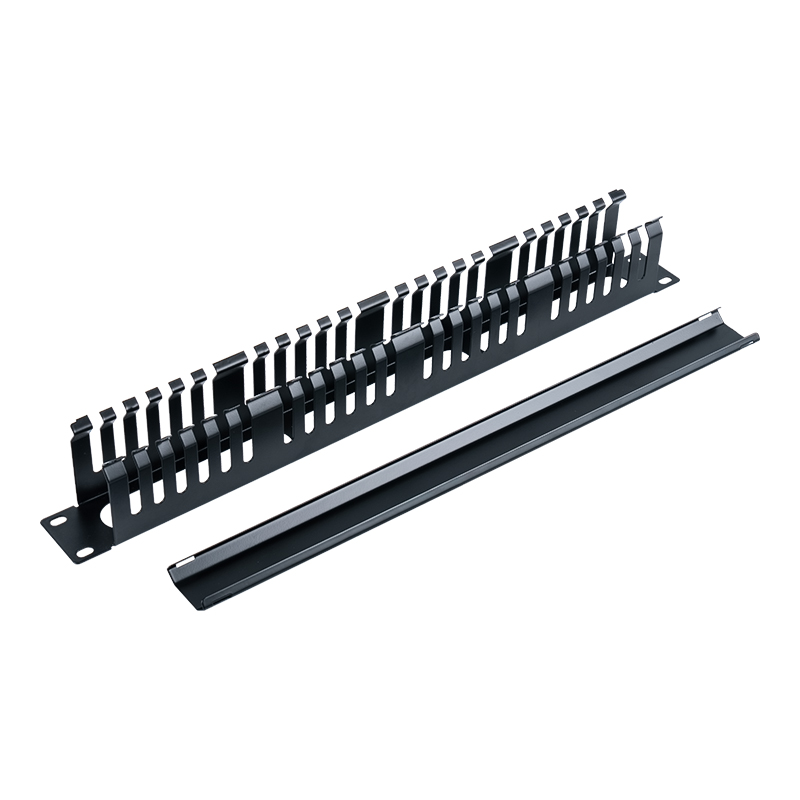Bảng quản lý cáp nhựa 1U 19 inch (24 khe có nắp) SP-3802-1U Bảng quản lý cáp nhựa 1U 19 inch (24 khe có nắp) SP-3802-1U