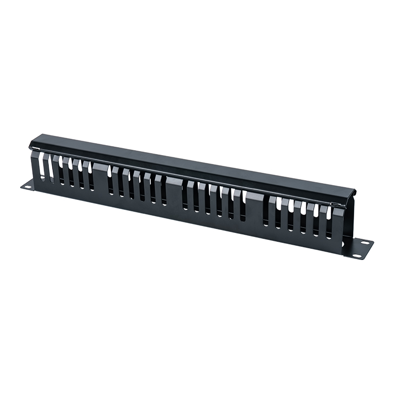 Bảng quản lý cáp nhựa 1U 19 inch (24 khe có nắp) SP-3802-1U