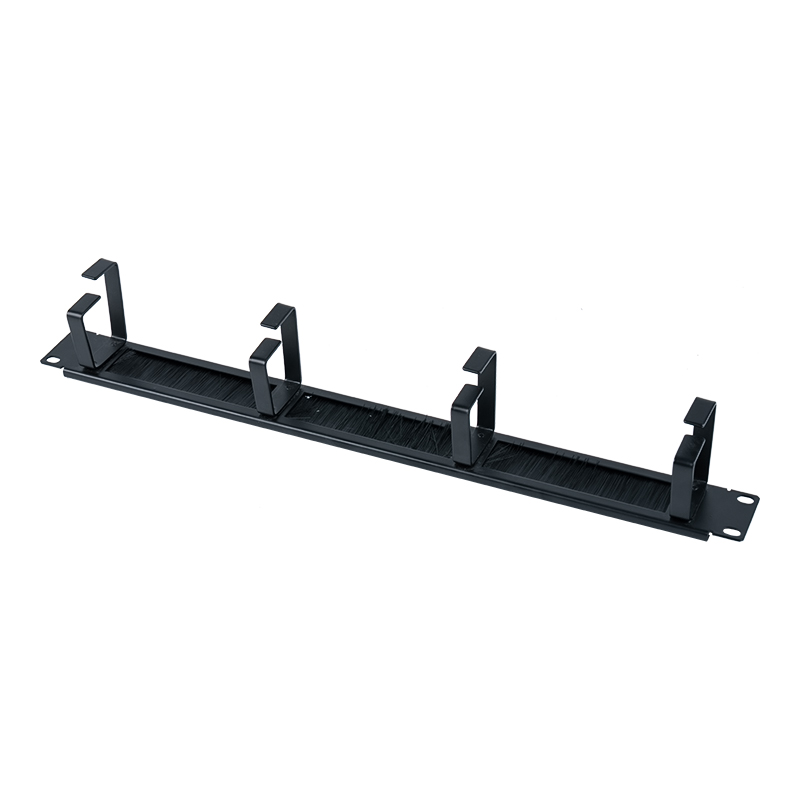 Bảng quản lý cáp nhựa 4 vòng 19 inch (có chổi) SP-3804-1U
